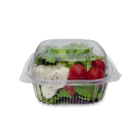 Stalk Market 6 x 6 PLA Hinged Container, 240PK PLA-EC6